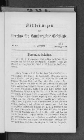 No. 1/2, 1890. Januar/Februar.