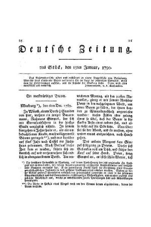 Ein merkwürdiger Traum