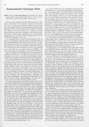773-776 [Rezension] Mieth, Dietmar, Geburtenregelung