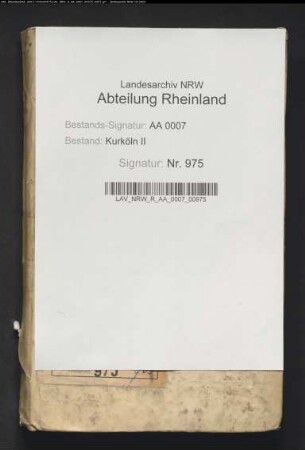 Verhandlungen des Landtags 1700 August-September zu Bonn; Prozess des Freiherrn von und zu Schaesberg gegen den Zöllner zu Dorsten Johann Wilhelm Dehnen; Verhandlungen des Landtags 1701 August-September zu Bonn