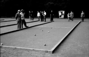 Bad Nauheim: Bocciaspieler