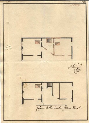 Drei Baugesuche (Blatt 184 - 193)
