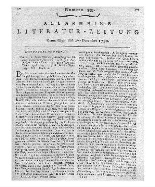 Förster, J. C. ; Knopf, J. D.: Braunschweigisches Kochbuch für angehende Köche, Köchinnen, Haushälterinnen und Hausmütter. Bd. 2. Nebst einer Anleitung zu der einem Koche so unentbehrlichen Wissenschaft des inneren Haushalts. Braunschweig: Schulbuchhandlung 1790