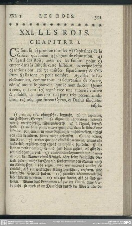 XXI. Les Rois