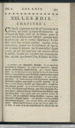 XXI. Les Rois