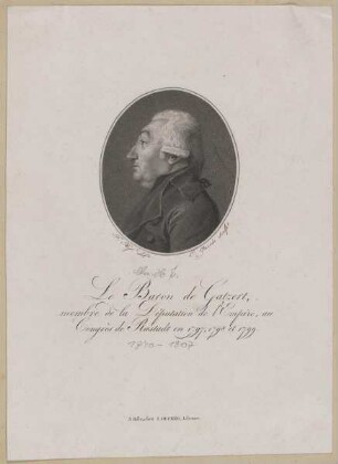 Bildnis des Christian Hartmann Samuel von Gatzert