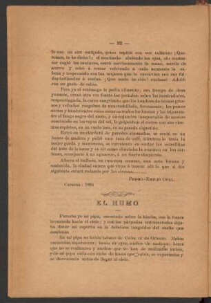 El humo