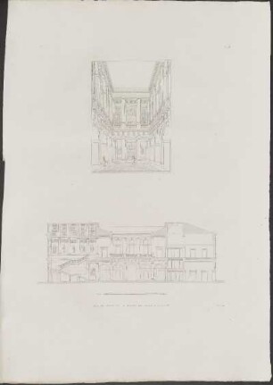 Pl. 18. Vue Et Coupe De La Maison De Ville A Messine.