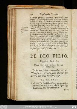 De Deo Filio.