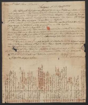 Brief an B. Schott's Söhne : 03.11.1826