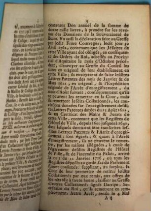Arrest De La Cour Du Parlement De Navarre, Du 28 Avril 1763 : Extrait Des Registres Du Parlement