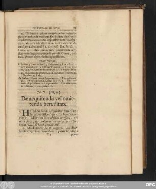 Tit. II. (VI. 31.) De acquirenda vel omittenda hereditate.