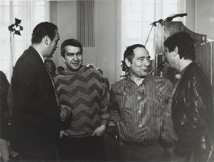 Heinz Senkbeil, Lutz-Rüdiger Schöning, Walter Flegel und Lothar Günther