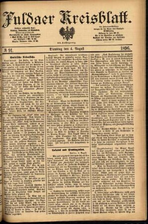 Ausgabe vom Dienstag, den 04. August 1896.