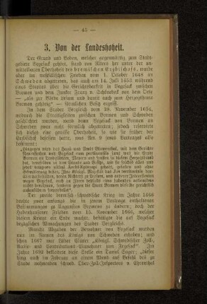 3. Von der Landeshoheit.
