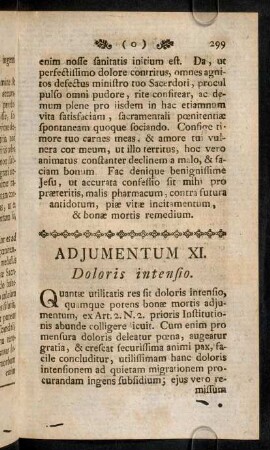 299-301, Quantae utilitatis res sit doloris intensio, quamque ...
