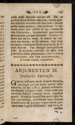299-301, Quantae utilitatis res sit doloris intensio, quamque ...