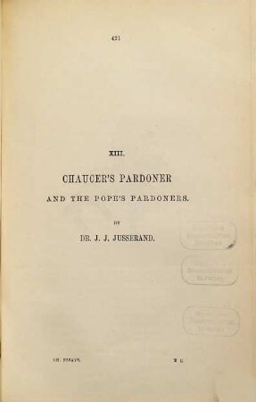 Essays on Chaucer : his Words and Works, 5