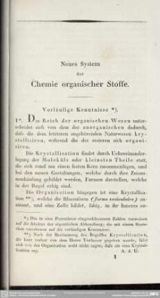 Vorläufige Kenntnisse