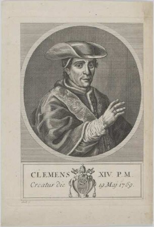Bildnis von Papst Clemens XIV.