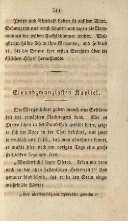 Einundzwanzigstes Kapitel
