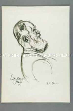 Bildnis des Schriftstellers George Bernard Shaw (2)