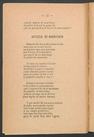 Astucia di Bachichin