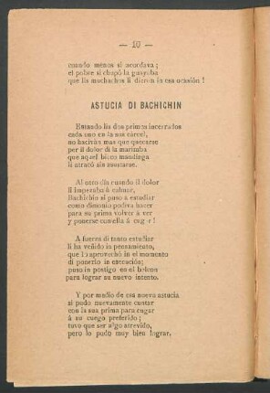 Astucia di Bachichin