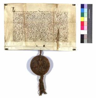 König Ludwig bestätigt Konsuln und Bürgern zu Rottweil das inserierte Diplom König Albrechts von 1299 Januar 19 über die Freiheit von fremden Gerichten.