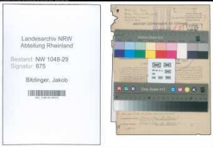 Entnazifizierung Jakob Bitdinger , geb. 19.12.1896 (Beamter)