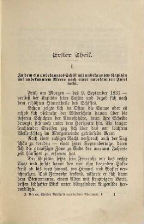 Meister Antifer's wunderbare Abenteuer, 1