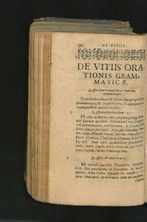 De Vitiis Orationis Grammaticae.