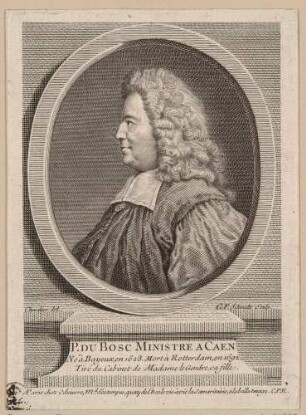 Bildnis Du Bosc, Pierre (Evang. Prediger, 1623-1692)