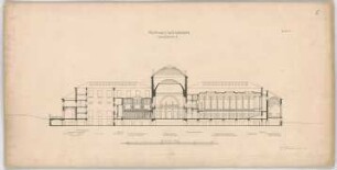 Thiersch, Friedrich von; Wiesbaden; Kurhaus - Längsschnitt