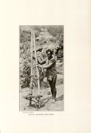 Plate XLI. Som-kad's death chair