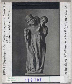 Mainz, Diözesanmuseum: Verdammtenpaar vom Portal der Liebfrauenkirche