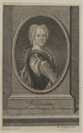 Bildnis des Markgrafen Friedrich von Brandenburg-Bayreuth