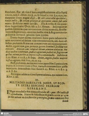 III. Militiades Hortatur Iones, Ut Ponte Istri Rescisso Patriam Liberent