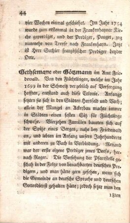 Gethsemane oder Götzmann