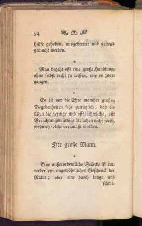 Der große Mann