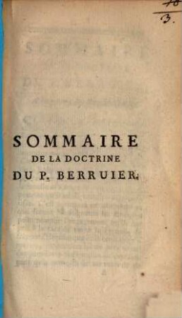 Lettres en response à un ecclésiastique de province