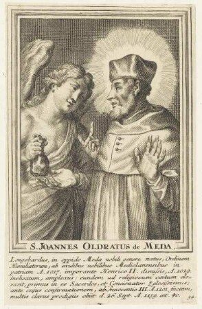 Bildnis des S. Joannes Oldratus de Meda