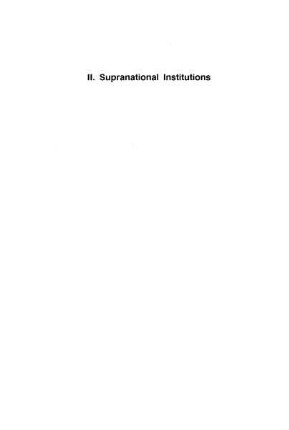 29-60, II. Supranational Institutions