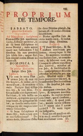155-174, Dominica prima Septembris.-Dominica tertia Septembris.