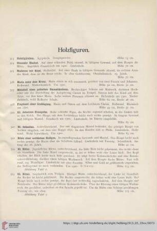 Holzfiguren (Nr. 513-527)