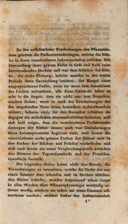 Untersuchungen über die winterliche Färbung der Blätter
