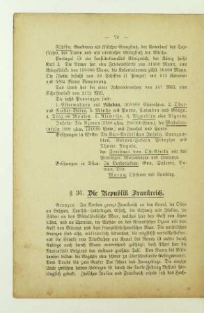 36. Die Republik Frankreich