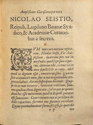Danielis Heinsii De politica sapientia oratio