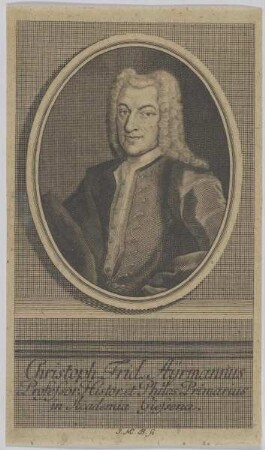 Bildnis des Christoph. Frid. Ayrmannus