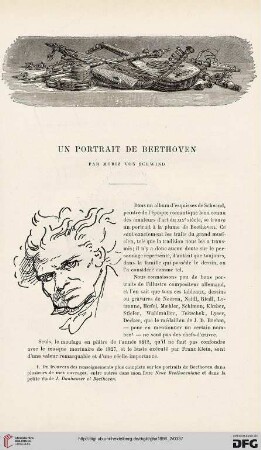 3. Pér. 16.1896: Un portrait de Beethoven par Moritz von Schwind